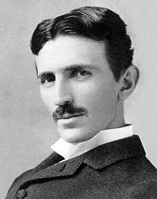 Nikola Tesla at the age of 37. Photo taken in 1893. 